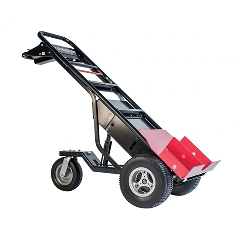 Magliner Motorized Hand Truck with Foam Filled Tires and Tent Pole Pusher - MHT75BC